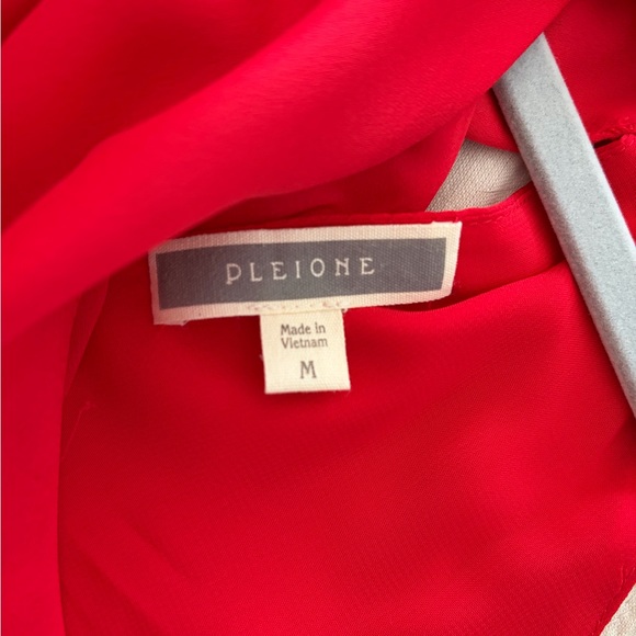 Red Halter Tank Blouse - Pleione women’s size M - Picture 6 of 6